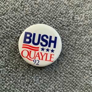 Bush Quayle Presidential Button